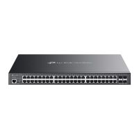 switch tp-link sg3452xmpp 48 puertos gigabit poe 4 sfp 10gbe 750w rack 1u