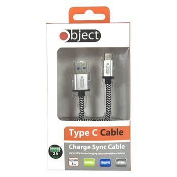 Type C USB Charging Cable (Silver)