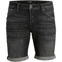 jack  jones short 12229104 jjirick jjfox shorts ge 245 sn pls black denim para hombre