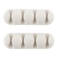 bluelounge cabledrop multi pack 2 organizadores de cables blancos
