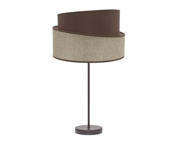 Lampara sobremesa metal color marron serie hara 30cm