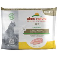 almo nature hfc 24 x 55 g - pack ahorro - filete de pollo