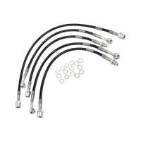 kit latiguillos de freno metalicos moto guzzi 1000 i-convert completo negro