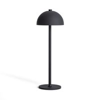 ledkia lampara de mesa led portatil con bateria usb recargable kael negro