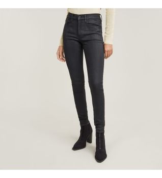 G-Star para mujer. D19079-A634-D360 Jeans Lhana Skinny negro (26/30), Casual, Algodón, Denim