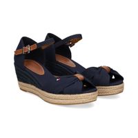 tommy hilfiger alpargatas mujer - azul marino talla 35
