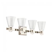 aplique de pared led para banos kayva 4x55w