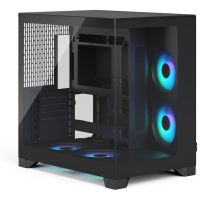 caja pc fractal design pop 2 vision black rgb torre midi atx