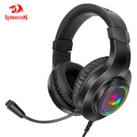 auriculares para juegos redragon hylas h371 rgb sonido envolvente usb 71 auriculares para ordenador pc y portatil microfono controlador eq
