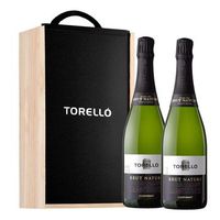 caja regalo 2 cavas corpinnat torrello brut nature gr