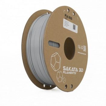 Sakata 3D Bobina de Filamento PLA 850 1.75 mm Gris 1Kg