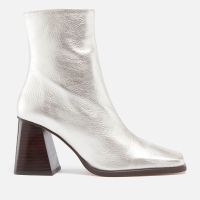 alohas womens south shimmer leather heeled boots - uk 4