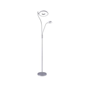 Lámpara De Pie Genova Bel Air 35w + Lámpara De Lectura Plata Ø25x179 Cm