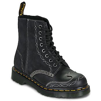 Dr. Martens Botines 1460 RODEO BLACK CLASSIC PULL UP+BRONX SUEDE para mujer