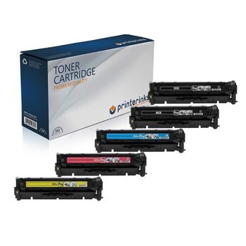 Compatible Multipack HP LaserJet Pro 400 Color MFP M475dw Printer Toner Cartridges (5 Pack) -CE410X