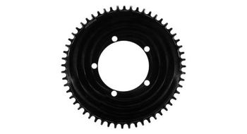 Plato redondo aero garbaruk 5 agujeros 110 bcd negro