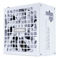 fuente de alimentacion lian li rs1000g 1000w certificacion 80 plus gold blanca modular con ventilador silencioso