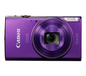 IXUS 285 HS Compact Camera with 32 GB SD Card & Case - Purple, Purple