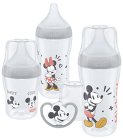 nuk perfect match starter set de biberones y chupete mickey mouse