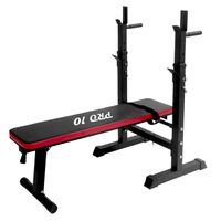 banco de musculacion plegable pro10 es-544 fit-force multifuncion y practico