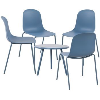 Suite De 4 Plazas Mindin Plástico Azul Clp