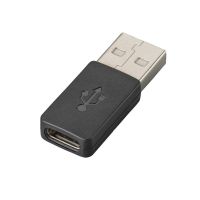 cable hp poly adaptador usb-a a usb-c negro
