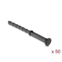 soporte antivibracion silicona delock 50 unidades negro