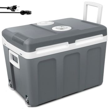Briebe CF1155 Nevera Portátil Eléctrica de Viaje, Coche, Camping, 40 L, Conexión 12V y 220V