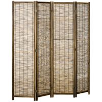 biombo 160x18x170 cm madera natural