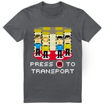 Star Trek Camiseta Press A to Transport para hombre