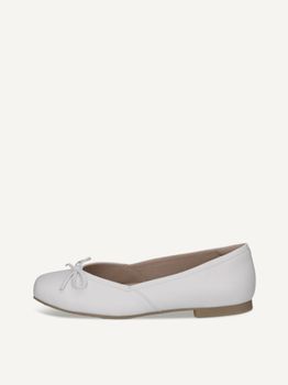 CAPRICE Ballerina, white, made of Leather, Size 41