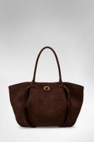 bolso tote de ante allegra