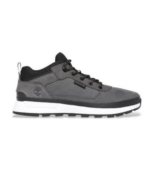 Timberland para hombre. TB1A2A230331 Zapatillas de piel Field Trekker gris (43.5), Plano, Cordones, Casual