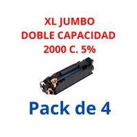 4 toner compatibles hp cf244xl  44a xl alta capacidad  jumbo para hp laserjet pro m15 m17 m28 2000c 5