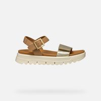 geox xand 21s mujer dorado clarobeige