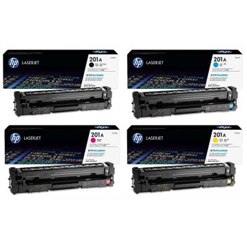 Original Multipack HP Colour LaserJet Pro M252n Printer Toner Cartridges (4 Pack) -CF400A