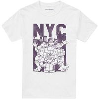 teenage mutant ninja turtles camiseta nyc para mujer