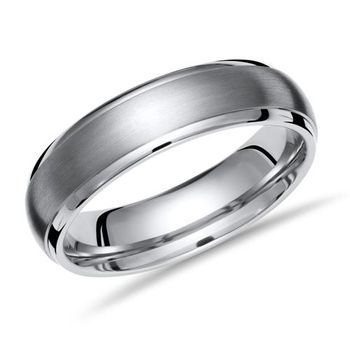 Anillo exclusivo titanio 6mm ancho mate