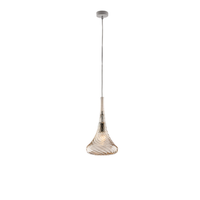 lampara de suspension nemesis hierro con cristal pyrex ambar 1 luz 142 o20 bl280-s1-am