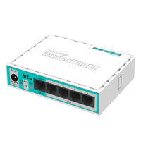 switch 5 puertos 10100 inal mikrotik rb750r2 route os l4
