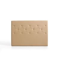 cabecero zafiro para cama de 90 de polipiel camel 115x115x8 matris