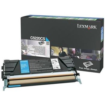 Lexmark C5220CS Original Cyan Return Program Toner Cartridge