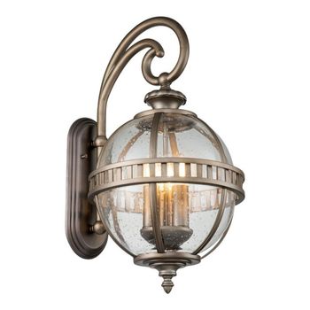 Aplique de pared de exterior halleron (3 luces)