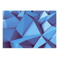 papel pintado 3d - azul real 300x210 cm