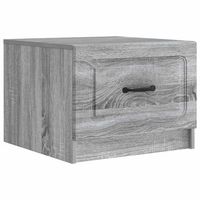 mesa de cafe gris sonoma 49 x 50 x 37 cm madera de ingenieria vidaxl