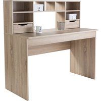 alphason albion aw2120 desk - light oak