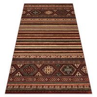 alfombra de lana kashqai 4356 300 etnico burdeos 67x130 cm