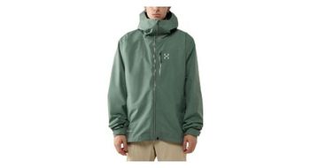 Chaqueta impermeable haglofs alert gore tex verde para hombre