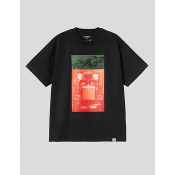 Carhartt Camiseta CAMISETA SEAN HAMILTON 01 TEE BLACK para hombre