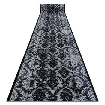 Alfombra De Pasillo Con Refuerzo De Goma 100 Cm Romance Gris 100x400 Cm